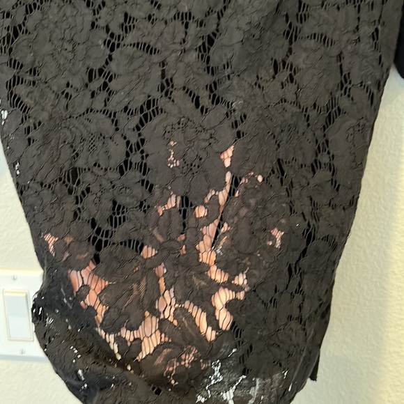 Madewell Lace Lined Short Sleeve Top - Picture 10 of 11